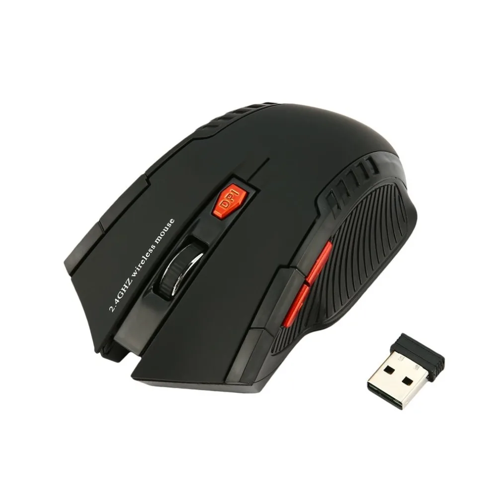 2,4 ГГц Беспроводная оптическая мышь для геймеров, новые игровые Беспроводные Мыши с USB приемником, Mause для ПК, игровых ноутбуков