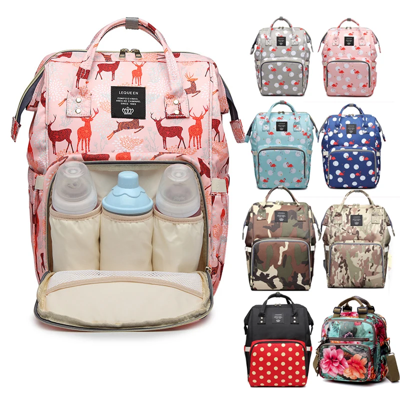 Beste Mama Bag Luier Grote Capaciteit baby bag travel Nappy luier rugzak waterdicht anti verlies moederschap zak handtassen voor moeders