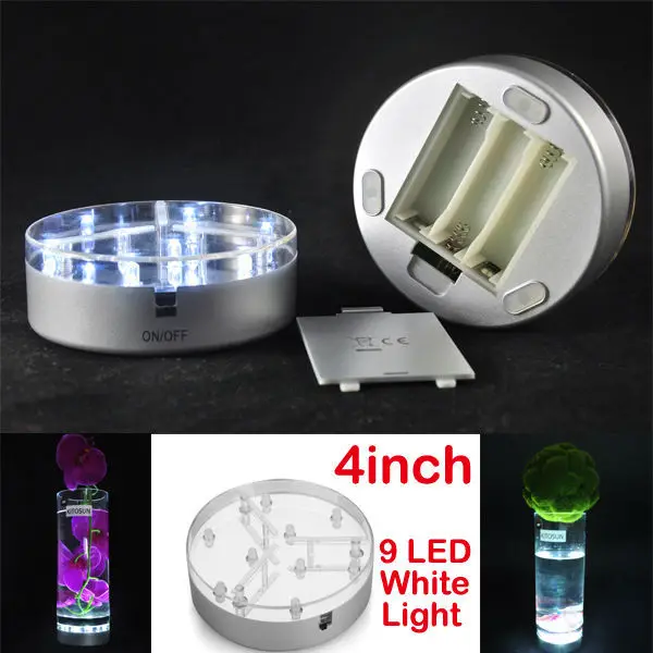 9white led 4inch light base