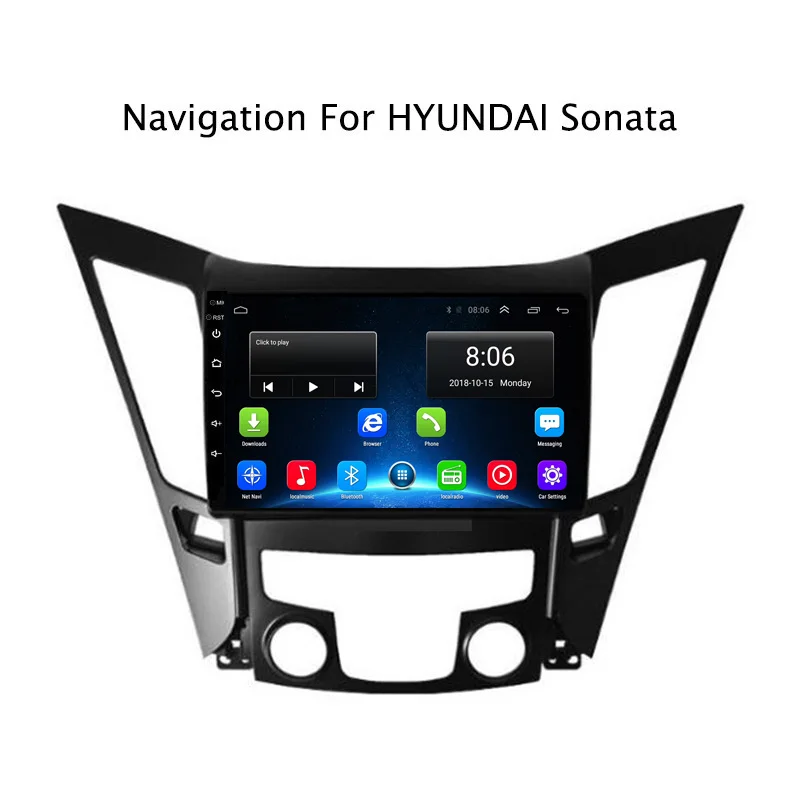 Sale NAVITOPIA 9inch 4G LTE WIFI Head Unit for Hyundai Sonata 8 YF 2010-2015 Android 6.0 2G+32G Car DVD Multimedia GPS Navigation 0