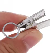 20 штук новые марки предметы первой необходимости Нержавеющая сталь Шторы Крюк Клип зажимы Портативный удобно