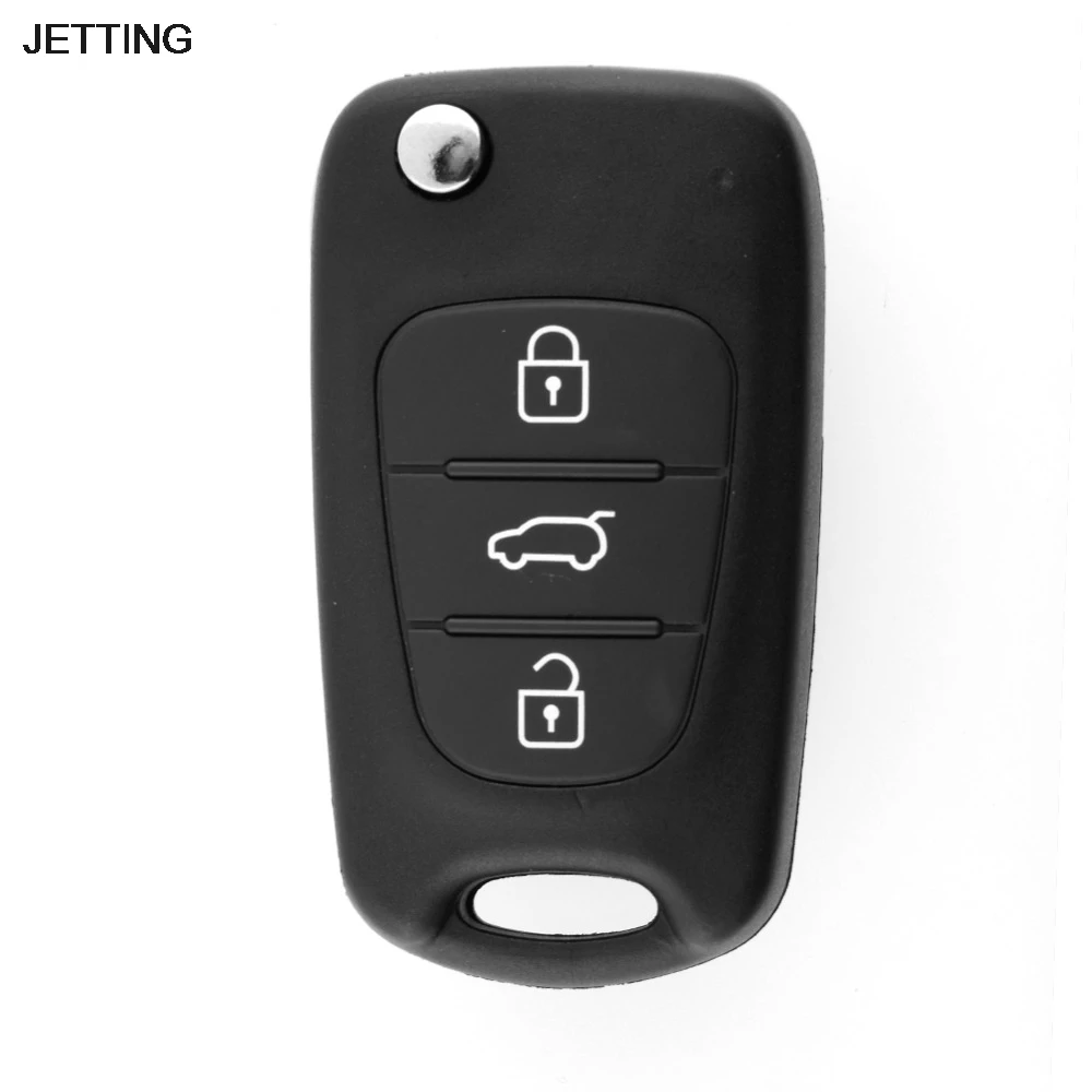 

quality Car Key Shell Replacement 3 Buttons Flip Remote Key Case Blank Cover For Kia SORENTO SPORTAGE CERATO RIO Uncut Blade
