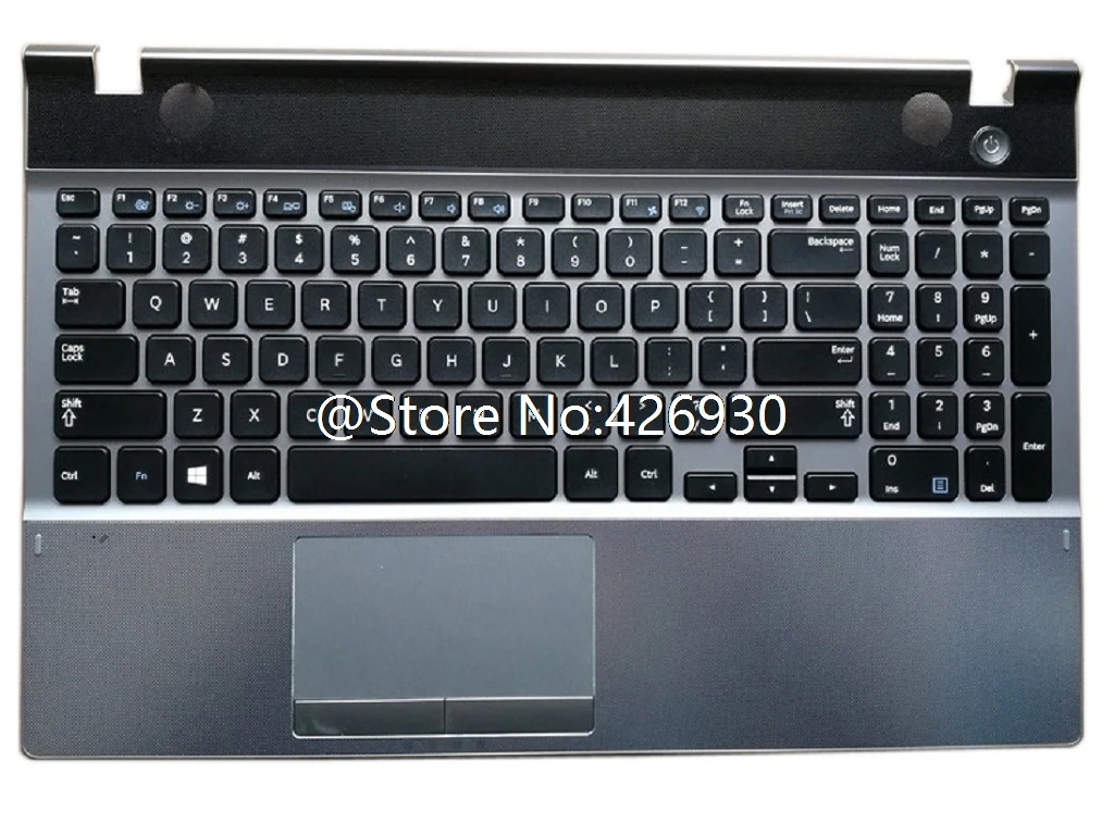 

Laptop PalmRest&keyboard For Samsung NP550P5C 550P5C English US BA75-03738D With Touchpad Speaker Sliver New Original