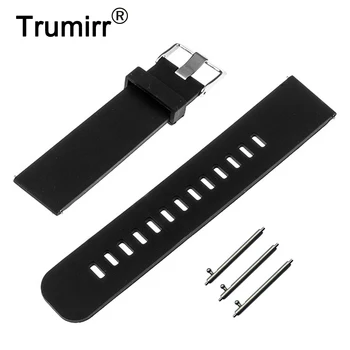 

Silicone Rubber Watch Band for Longines L2 L3 L4 Master Conquest Quick Release Strap Wrist Belt 17mm 18mm 19mm 20mm 21mm 22mm