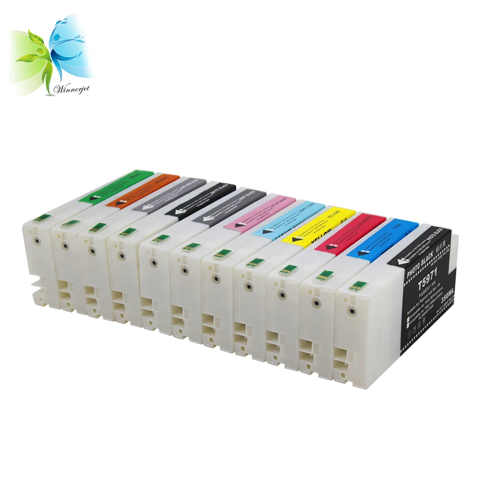 

Winnerjet 11 color 350ml Compatible full pigment Ink Cartridge for Epson stylus pro 7900 9900 7910 9910 printer