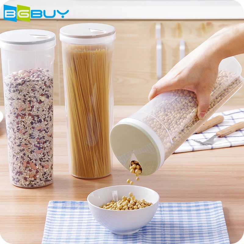 

Free Shipping Transparent Plastic Sealed Drying Noodle/Nut/Grain/Pasta Box Food Storage Containers