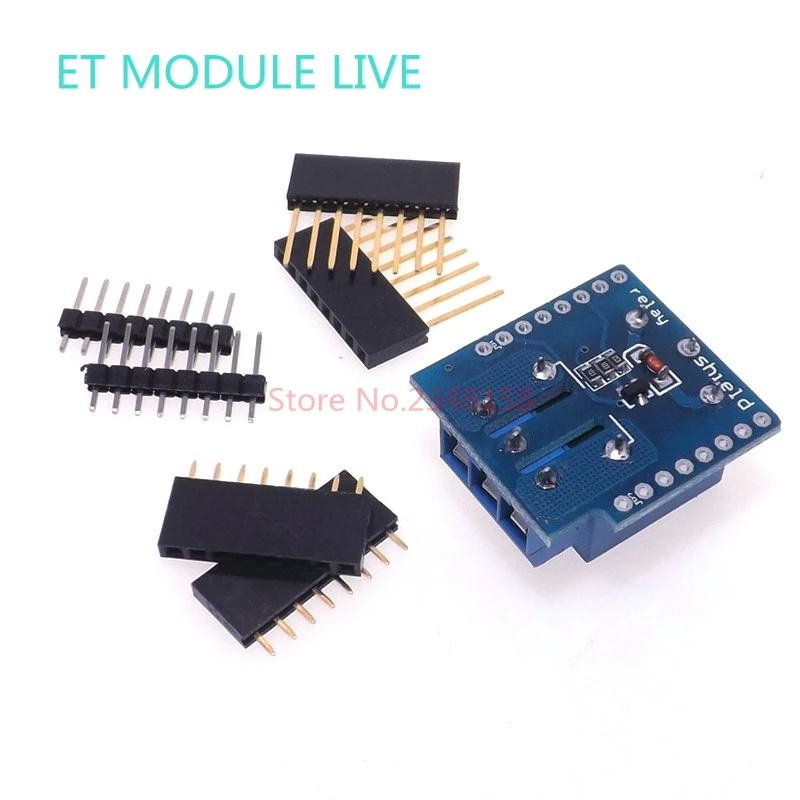 Релейный модуль для D1 MINI 5V триггер высокого уровня Один 1 канальный релейный