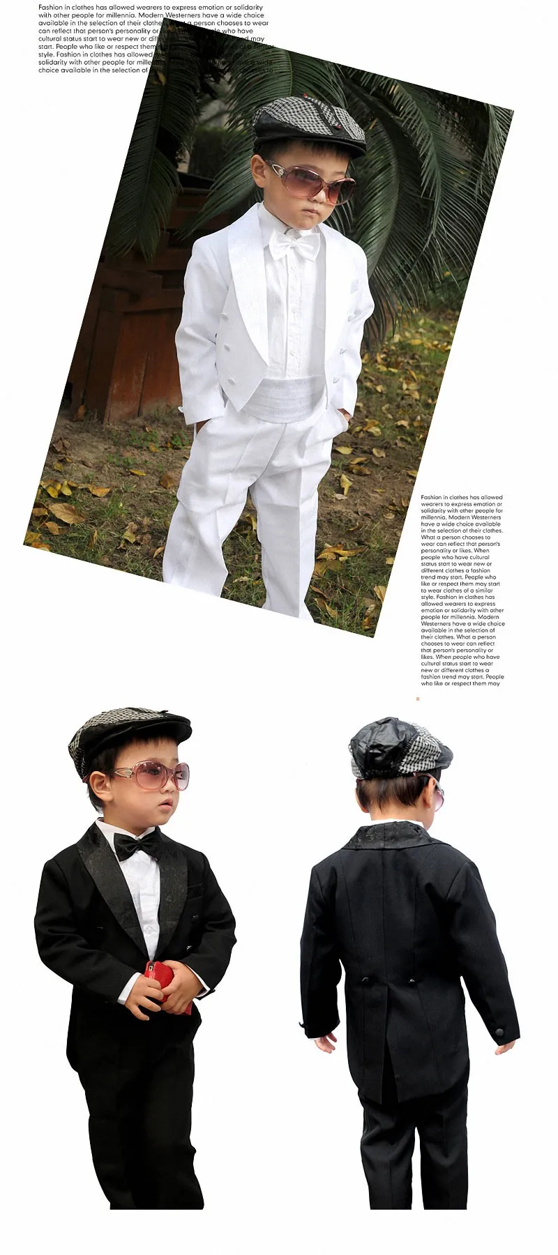 Элегантный Модный детский Свадебный костюм для мальчиков, смокинг для мальчиков, блейзеры для мальчиков, костюмы джентльмена на свадьбу для мальчиков(пиджак+ брюки+ галстук