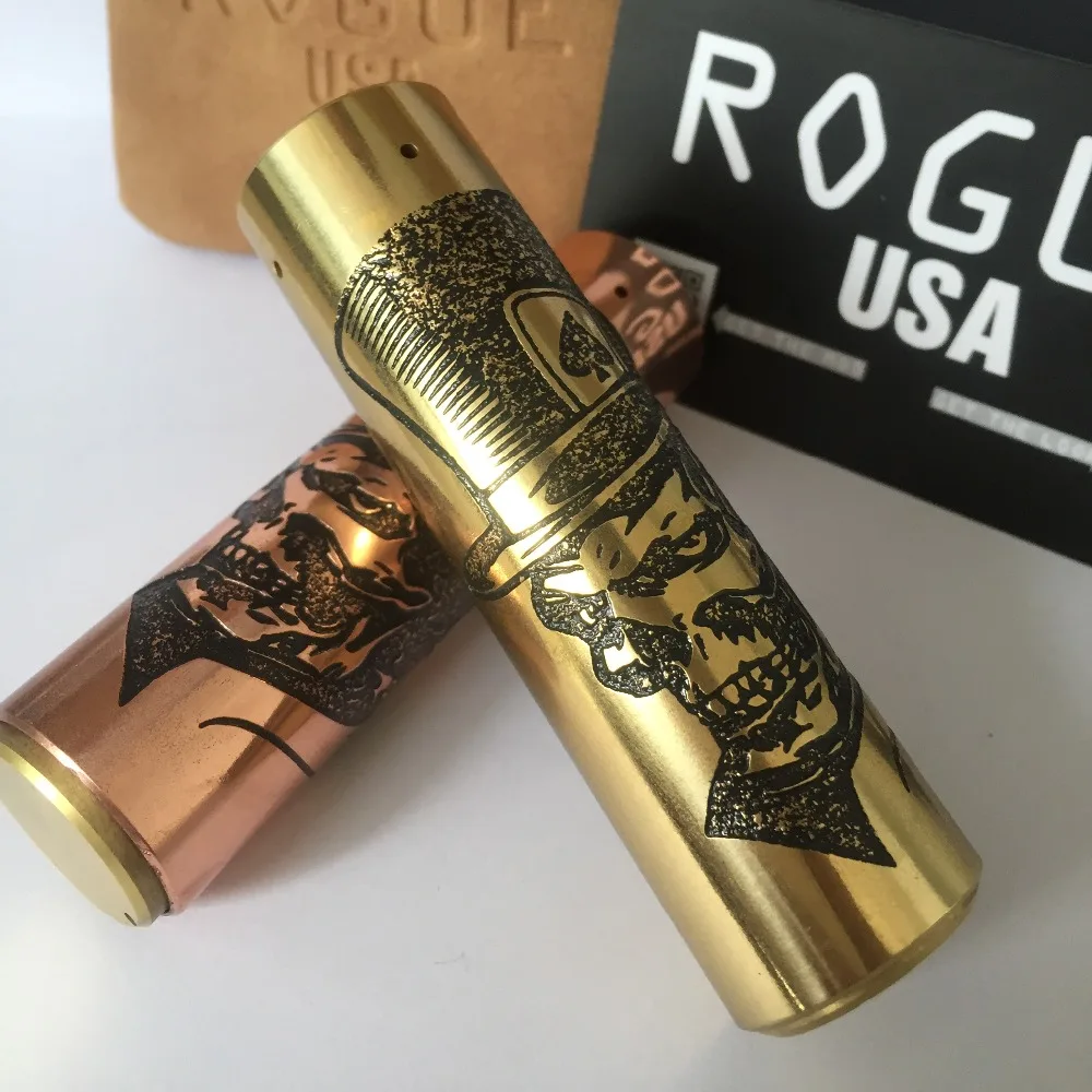

Hot!original ROGUE Clown Mechanical MOD fit 18650 battery 510 Thread VAPE 25mm Electronic Cigarette high quality vaporizer
