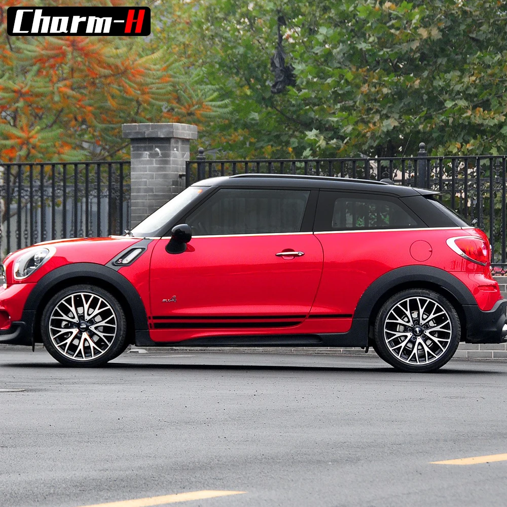 الجانب سباق المشارب هود محرك الجذع الخلفية غطاء شارات r61 ميني paceman كوبر s jcw السيارة التصميم الصوتيات على السيارات