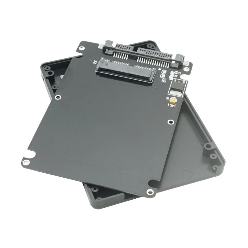 1 8 &quotMicro SATA 7 9 pin SSD до 2 5&quot 22pin жесткий диск адаптер Чехол черный|Адаптеры карт памяти| |