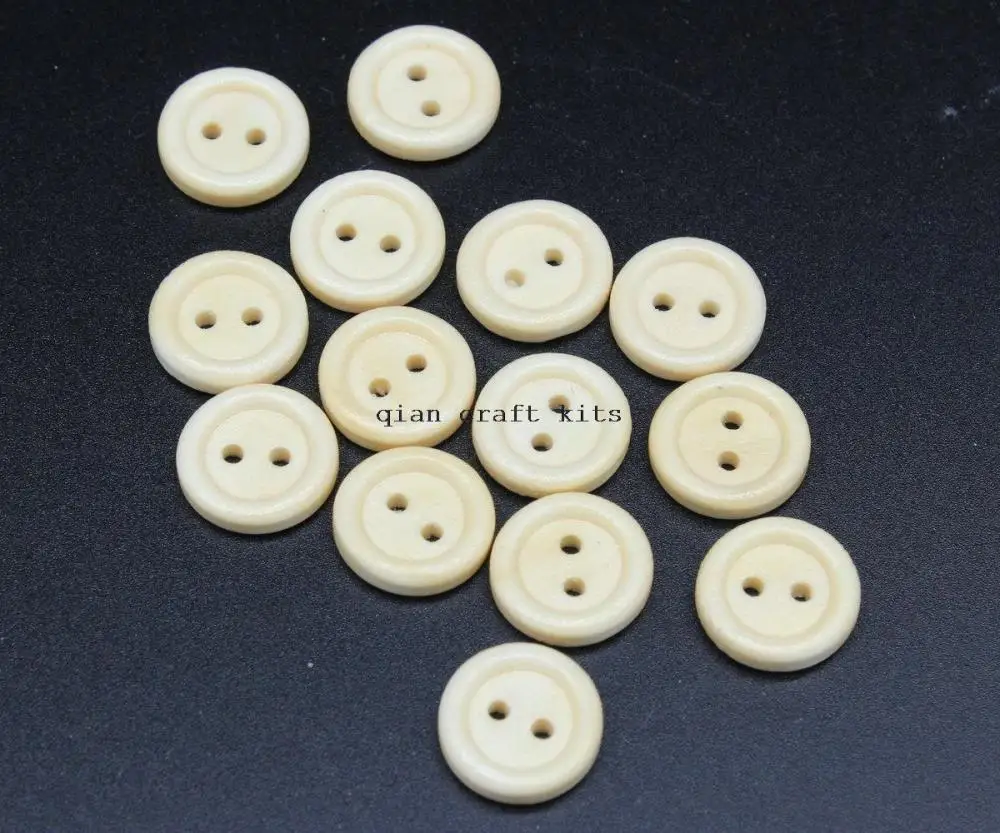 1000 шт. деревянные пуговицы с двумя отверстиями 15 мм|hole sales|buttons buttonsbuttons round |