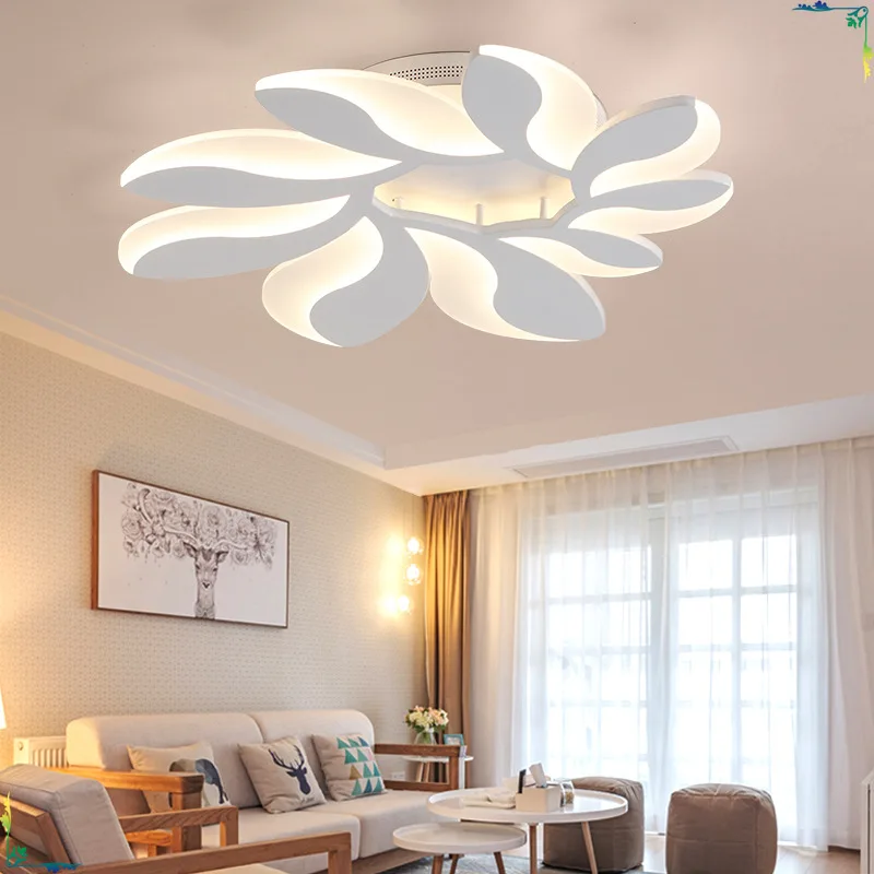 Design LED plafonnier éclairage salon chambre Luminaire Couloir plafond Lampes télécommande