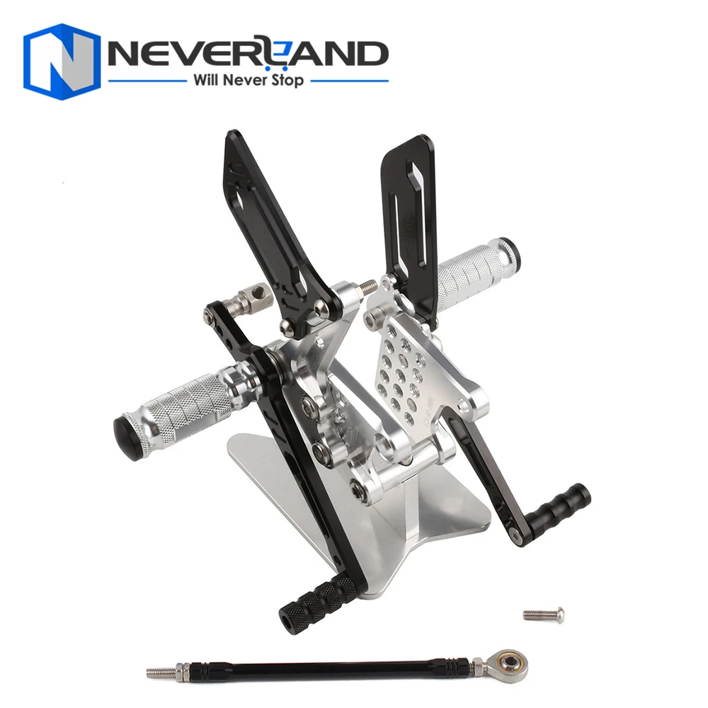 Hot Style Motorcycle Footrests Alloy Rearset Rear Footpeg for Suzuki GSXR600 1000 00 04 GSXR750 SV650