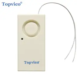 Topvico утечки воды сигнализации сенсор детектор 130dB Голос беспроводной работы в одиночном доме охранной сигнализации системы