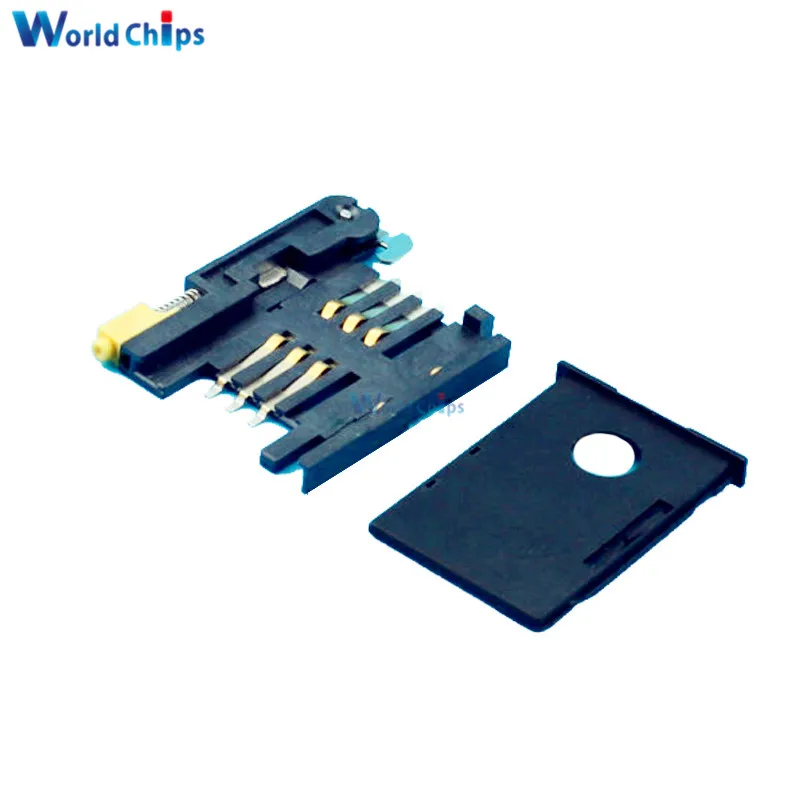 

6 PIN GSM 3G SIM Card Sockets Slot for SIM908 SIM900 Module