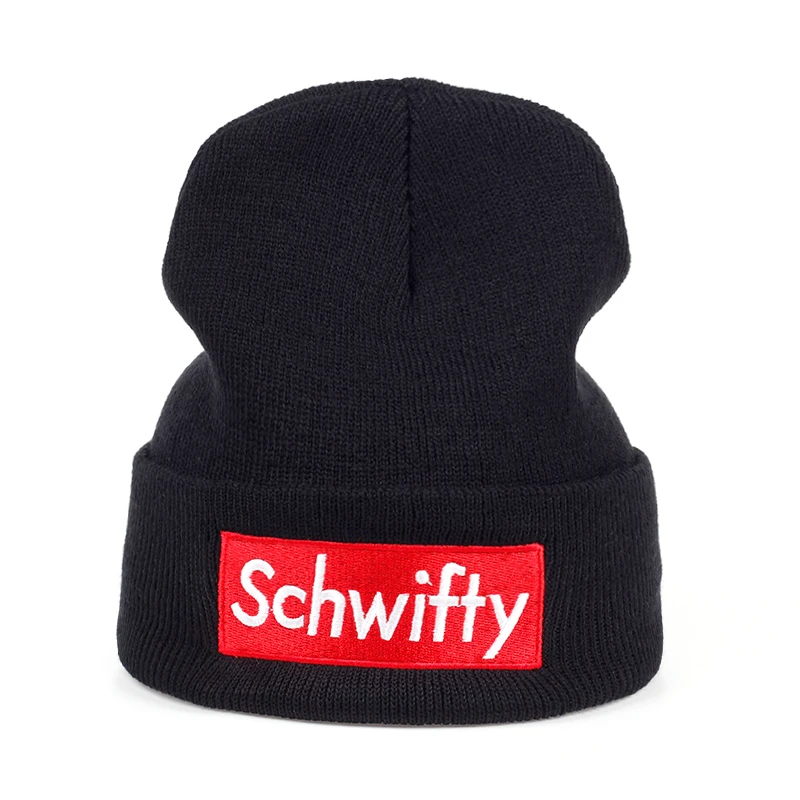 Schwifty الشتاء قبعات منسوجة ريك و Morty الكلاسيكية اللغة للحصول Schwifty جدا بارد قبعة التزلج قبعات متماسكة الدافئة Skullies