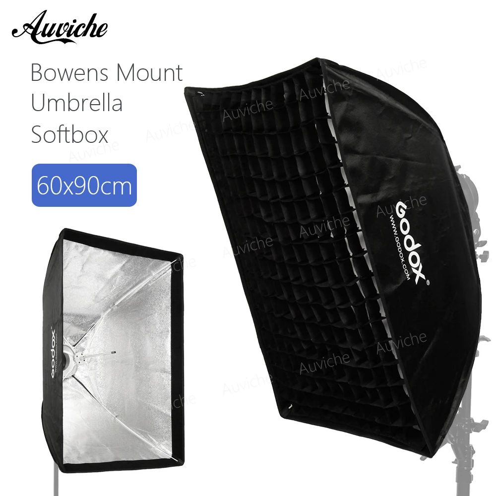 

Godox 24"x 35" 60x90cm Bowens Mount Honeycomb Grid Umbrella Softbox soft box with Bowens Mount for Bowens Mount Studio Flash