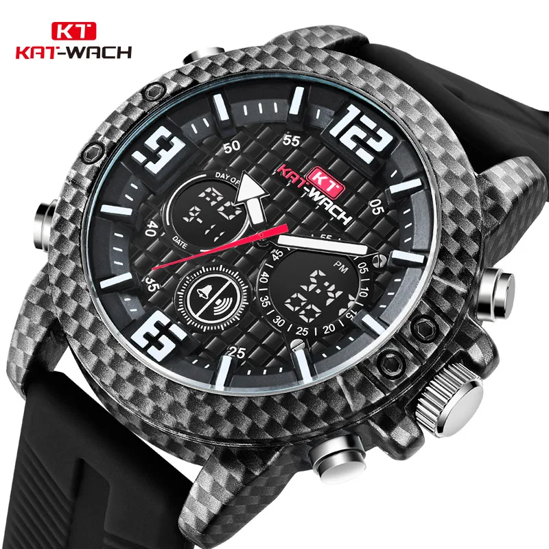 

KAT-WACH Men's Watches Military Army Brand Luxury Sports Casual Waterproof Male Watch Quartz Stainless Steel Man Wristwatch