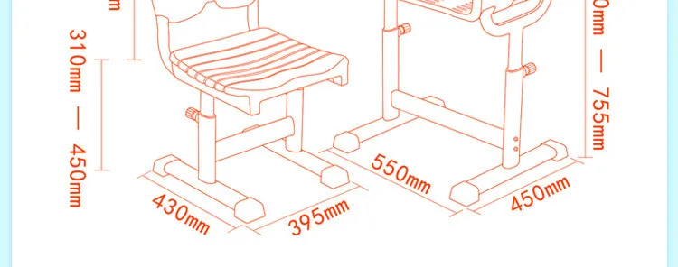 Высококачественные Регулируемый Многофункциональный обучения детей столы и стулья студенты учатся стол и стул исправить сидя postur