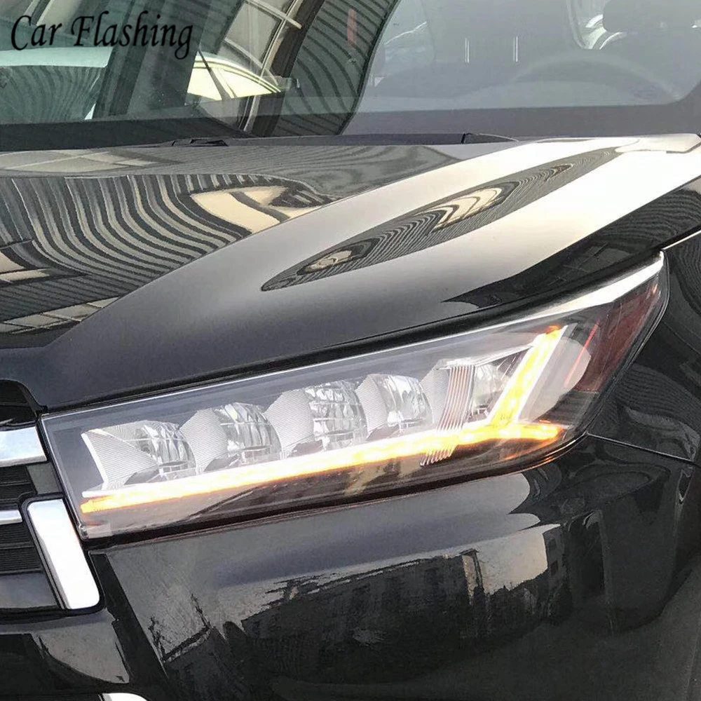 Автомобильный Стайлинг для Toyota Highlander Kluger 2018 все светодиодный головной