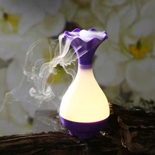 Humidificador ultrasonico difusor de aromaterapia, vapor frio con luces LED de color, difusor de aceites esenciales sin agua con