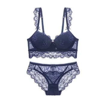 

Three small breasted chest gathered under the thin thick ladies lace comfortable breathable bra set