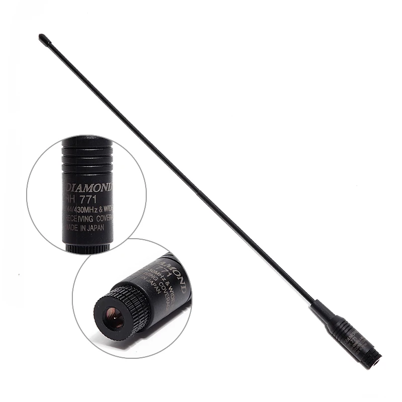 Diamond RH-771 SMA-M мужской Dual Band Soft 144/430 МГц антенна для Baofeng Yaesu TYT рация WOUXUN КВ трансивер