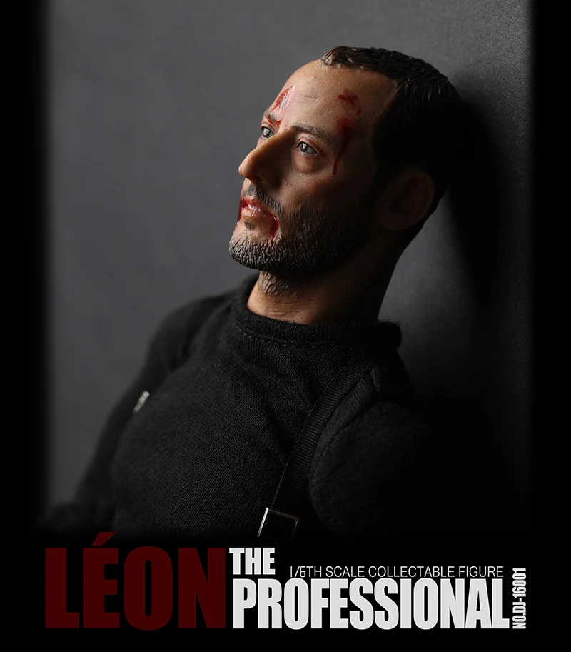 Коллекционная 1/6 шкала полный набор DJ-16001 Leon Professional Action Figure модель с двойными головками для фанатов подарки