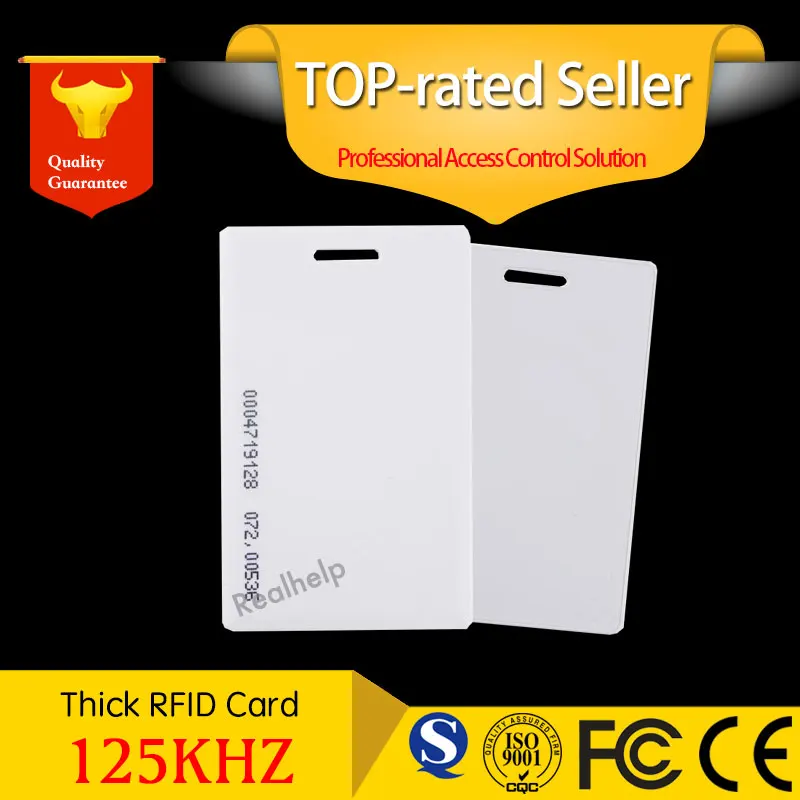 RFID EM толстая карта 125 кГц раскладушка Бесконтактный rfid идентификационные карты