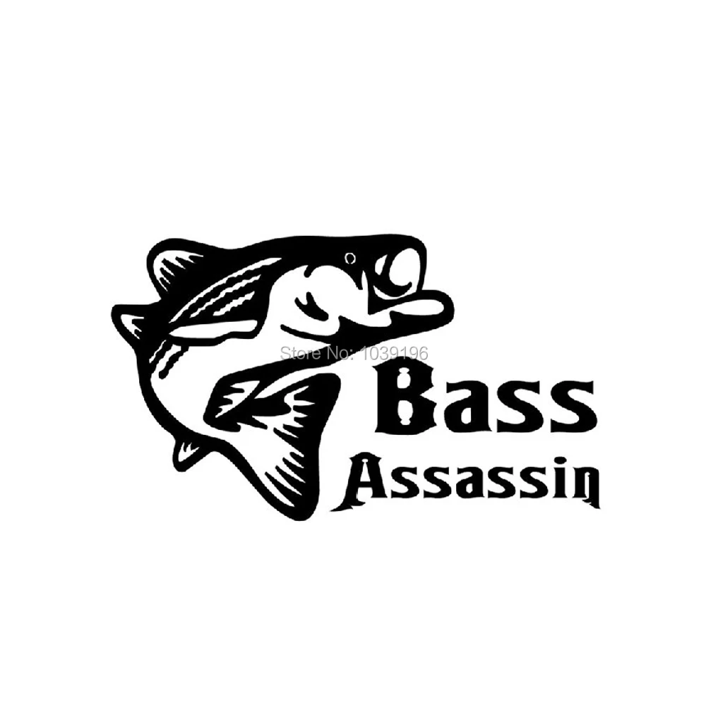 Car Styling New Fashion Funny Fishing Bass Assassin Personalized Creative Reflective Stickers Whole Body Decal Vinyl | Автомобили и