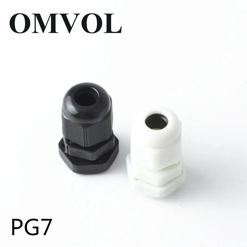 

PG7 PG9 PG11 PG13.5 PG16 PG21 PG25 PG29 Black/White Plastic Waterproof Cable Glands Joints