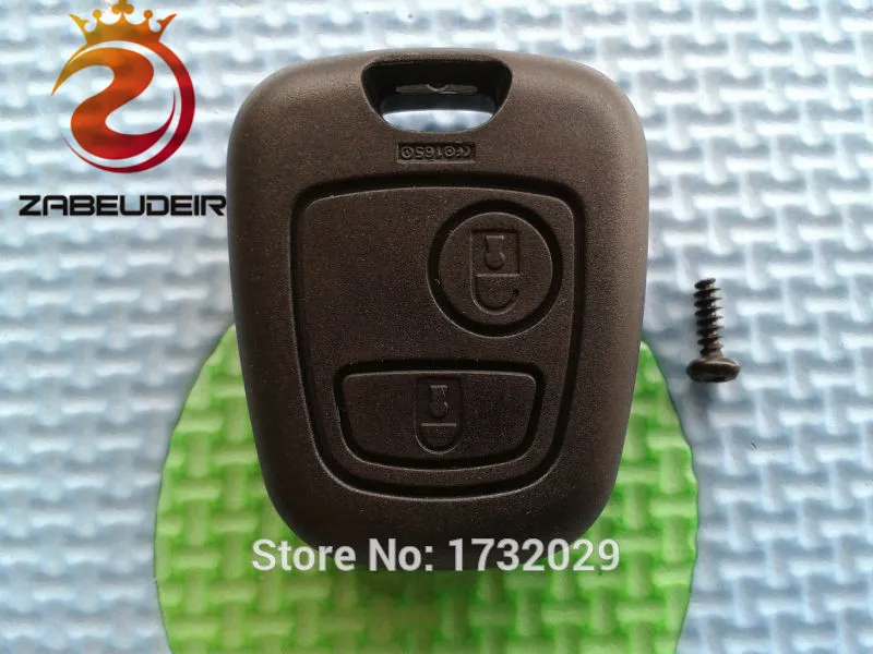 

1pcs New replacement key case cover For Toyota Aygo 2 Button remote key FOB SHELL/CASE no blade no logo
