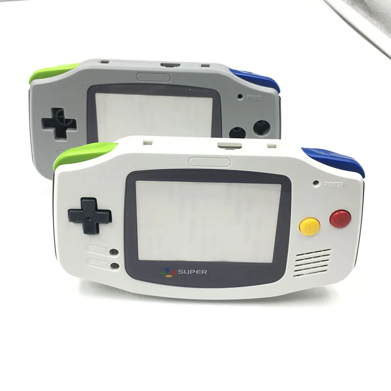 Серый Белый для nintendo Game Boy Advance замена корпуса оболочки экрана для GBA