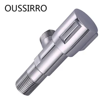 Взрывозащищенный медный отягчающий треугольный клапан для кухонной туалетной воды Впускной клапан(1/2*1/2