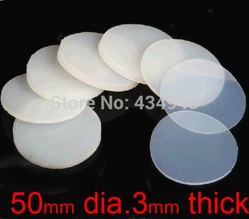 

50mm dia 3mm thick silicone wafer high temperature resistance heat-resistant pads The silicone flat mat Waterproof sealing ring