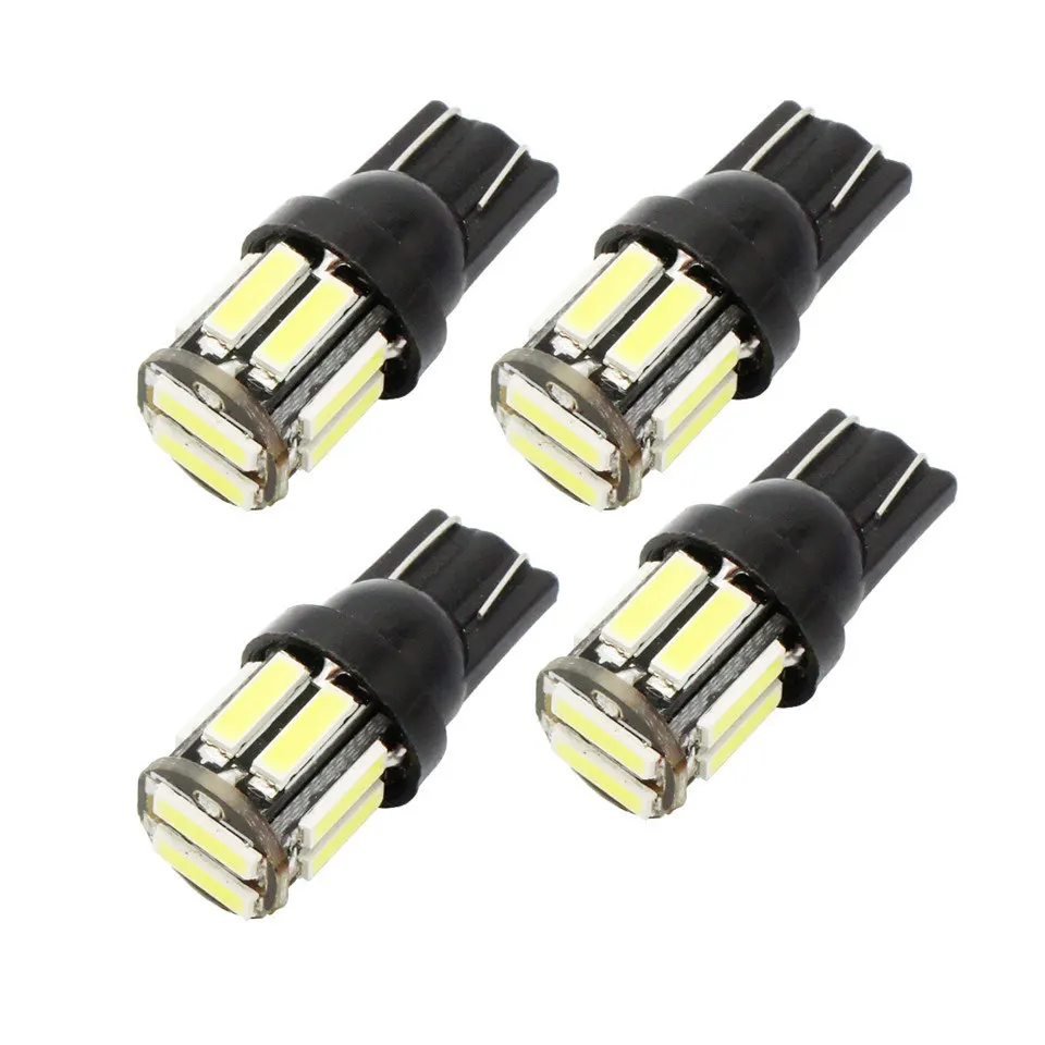 4Pcs-W5W-10-7020-SMD-Car-T10-LED-194-168-Wedge-Replacement-Reverse-Instrument-Panel-Lamp
