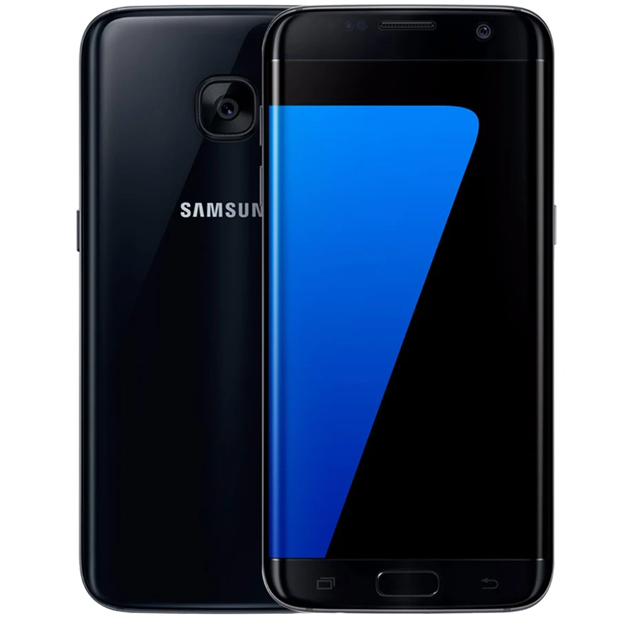 Мобильный телефон samsung Galaxy S7 Edge Android 4G LTE 5," 12 МП 4 Гб ОЗУ 32 ГБ/64 Гб ПЗУ NFC gps смартфон - Цвет: Black