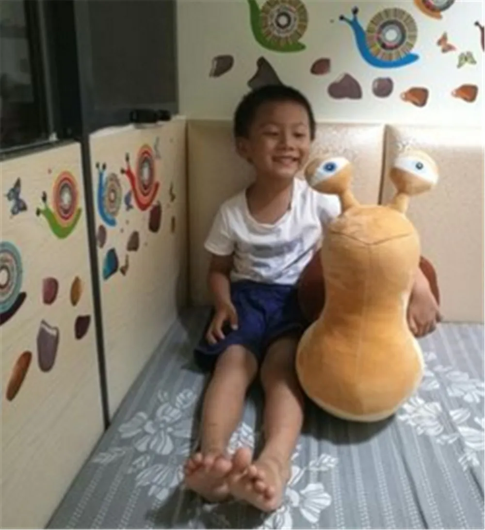 Cartoon Snail Plush Toy Big Stuffed Animals Snails Pillow Doll 50cm 20inch for Kids (7)