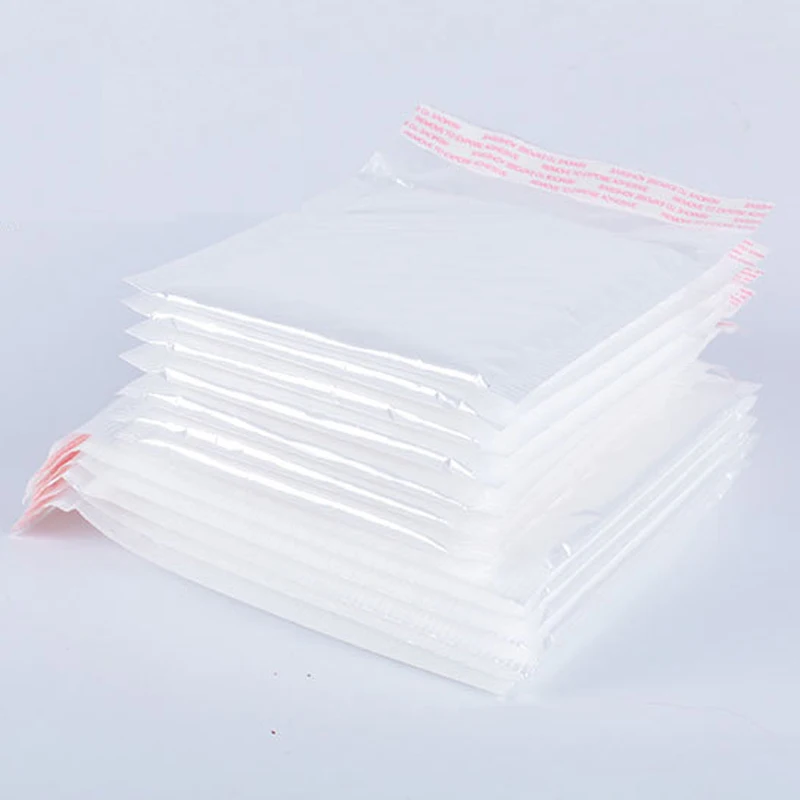 

10PCS 11*13cm Waterproof White Pearl Film Bubble Envelope Bags Discussion Anti-Shock Anti-Pressure Anti-Static Bag Stationery