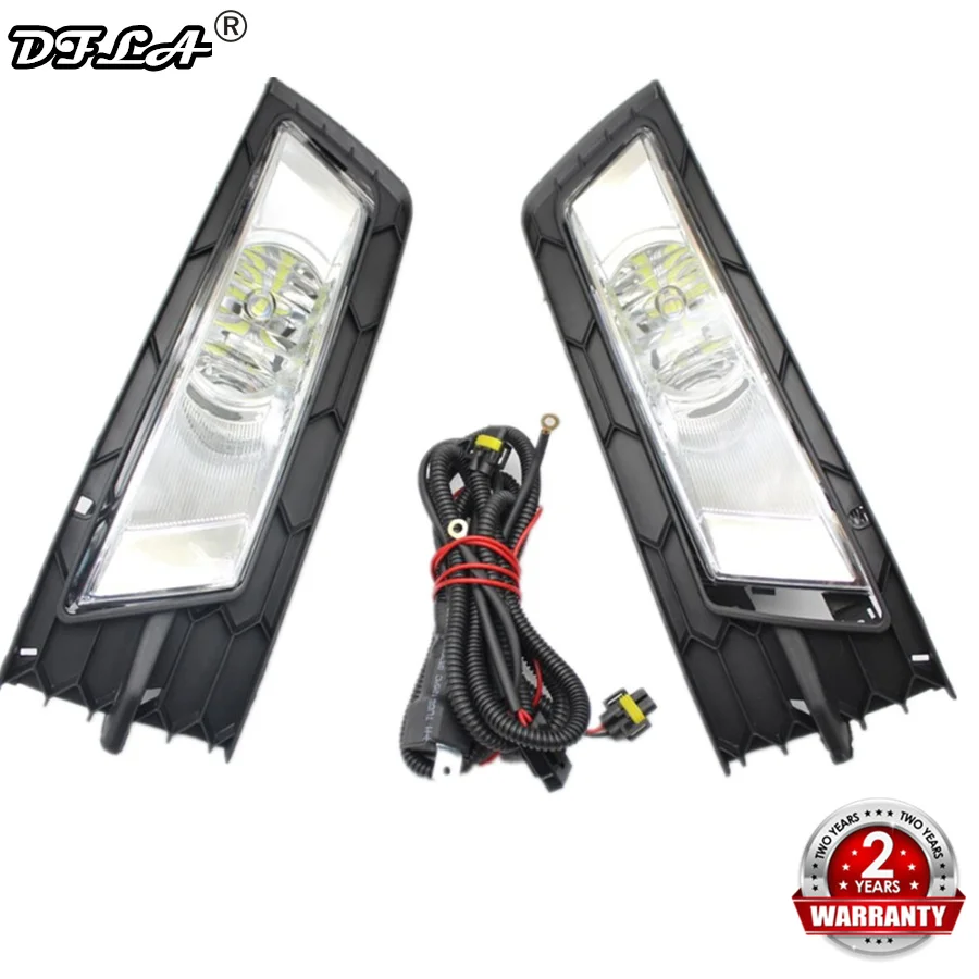 

Led Light For Skoda Rapid 2013 2014 2015 2016 2017 Car-styling Front LED Fog Light Fog Lamp Fog Light Cover And Harness Assembly