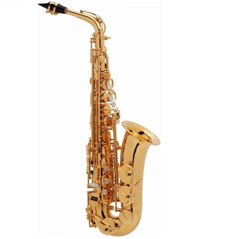 

High Quality France New Golden Saxophone E Flat SAS-802 Alto Saxophone Super Playing Musical Instruments Mouthpiece Gift