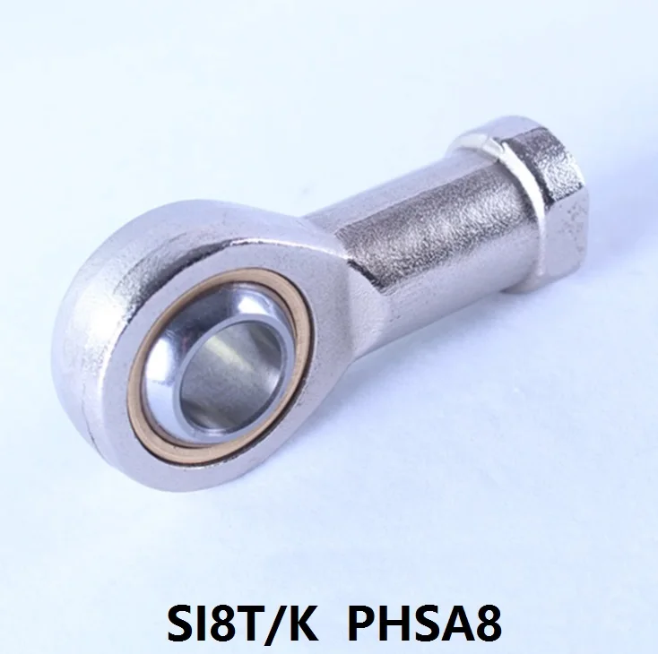 

20pcs/lot SI8T/K PHSA8 8mm rod ends plain bearing rod end joint bearing SI8