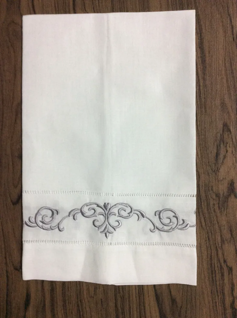 

Set of 12 Home Garden Hand Towels Linen Hemstitched Tea Towel 14"X22"Cleaning Cloth Guest Hand Dish Kitchen Bathroom Towels