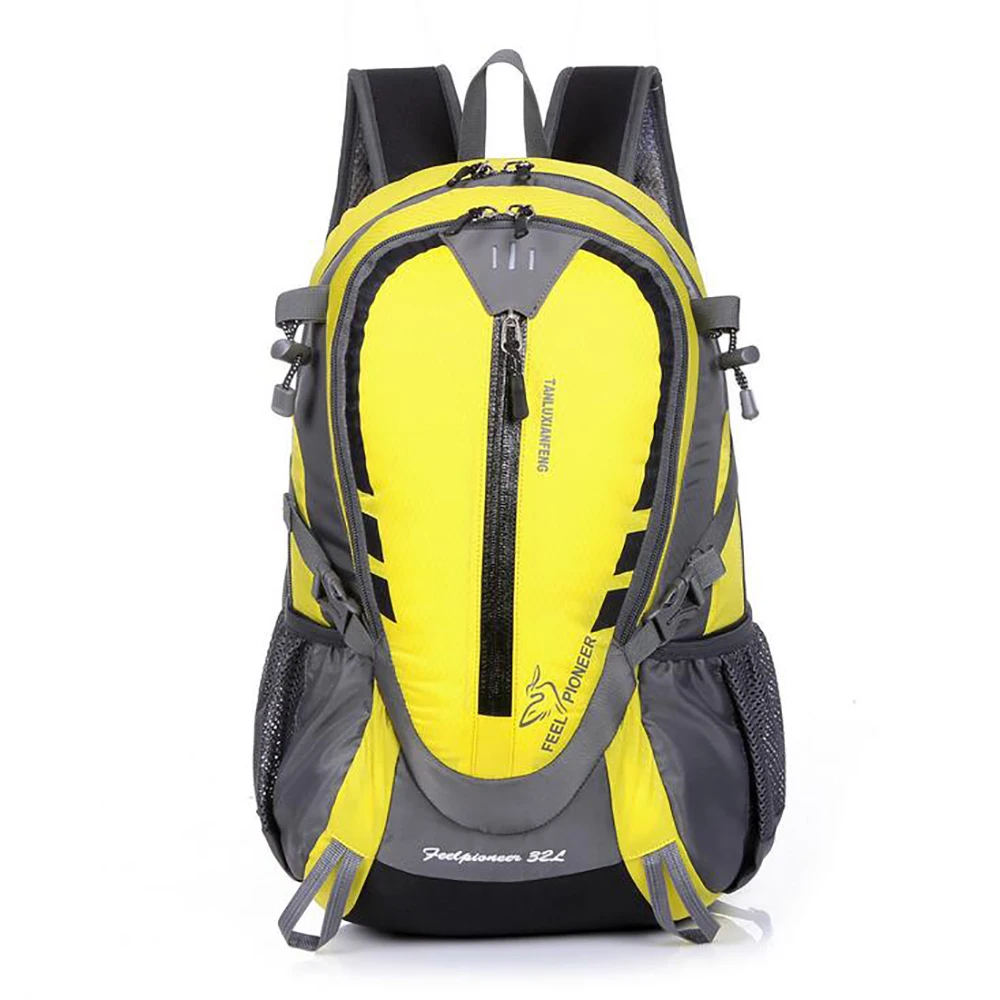 

32L Hit Color Multifunction Outdoor Camping Backpack Mountaineering Bags Riding Backpack Large Papacity Hiking Backpack
