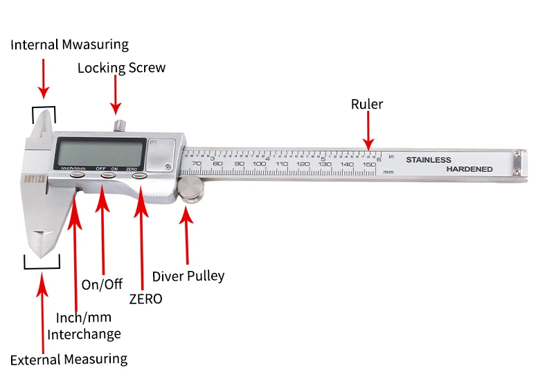 caliper,digital caliper,micrometer,calipers J