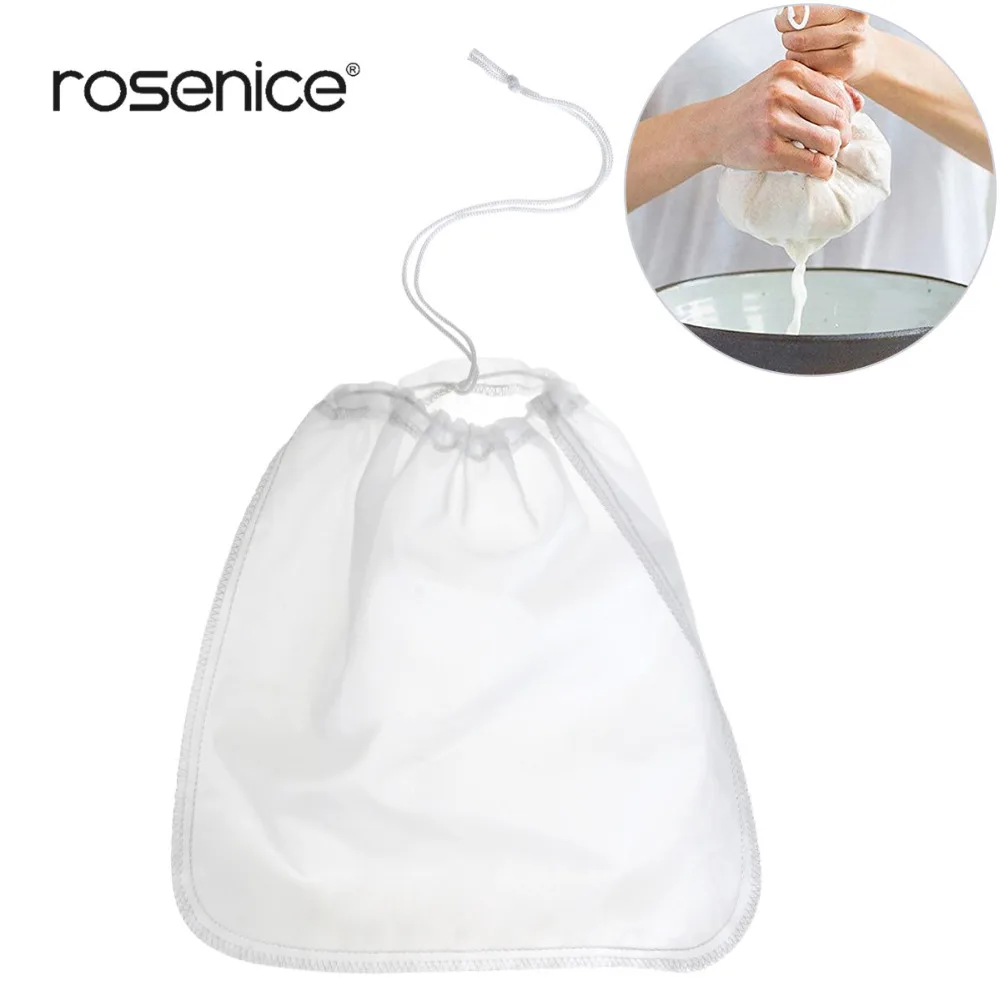 

Reusable Coffee Filter Nylon Mesh Food Strainer Tea Infuser Tea Strainer Nut Milk Bag Food Grade Fine Cheese Maker Tea Filter