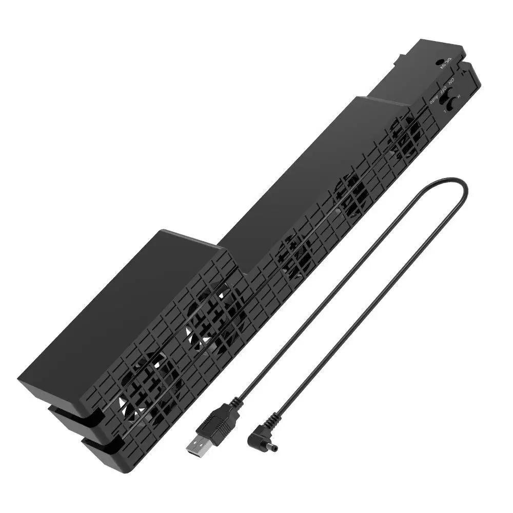 

For Sony PS4 Pro Cooler Cooling Fan USB External 5-Fan Super Turbo Temperature Cooling Fan for Sony Playstation 4 Pro Console