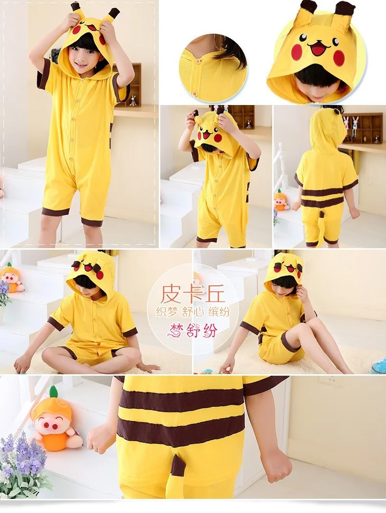 Милые животные панда летний костюм для косплея комбинезон с коротким рукавом мультфильм панда животных пижамы комбинезон киругуми для взрослых пижамы