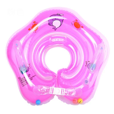 dolphin pink Детский Надувной круг новорожденных купальный круг Детские бассейны детские шеи надувные колеса для новорожденных - Цвет: dolphin pink